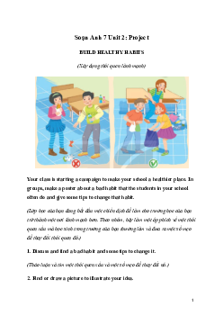 Giải Tiếng Anh 7 Unit 2: Project | Global Success