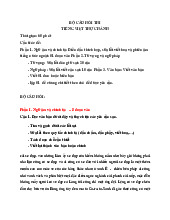 Đề cương ôn tập và bộ câu hỏi thi môn Tiếng Việt thực hành | Trường Đại học Kinh Doanh và Công Nghệ Hà Nội