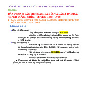Tài liệu ôn thi môn Lịch sử Đảng | Đại học Cần Thơ