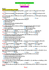 Đề Cương Ôn Tập Giữa Kỳ 1 Tiếng Anh 6 Global Success 2025-2026