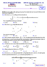 Đề giữa kỳ 1 Toán 12 năm 2024 – 2025 trường THPT Nguyễn Bỉnh Khiêm – Gia Lai
