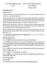 Đề thi thử tốt nghiệp THPT 2025 môn Ngữ văn bám sát đề minh họa - Đề 45