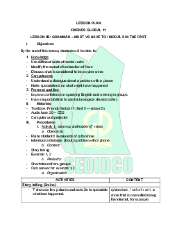 Unit 5: Technology - Lesson plan 5D | Giáo án Tiếng Anh 11 Friends Global