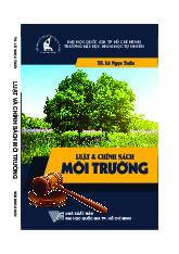 Sách Giáo trình Luật và chính sách môi trường | Trường Đại học Khoa học tự nhiên, Đại học Quốc gia Thành phố Hồ Chí Minh