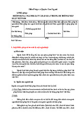 Tài liệu hiến pháp và quyền con người | Trường Đại học Luật, Đại học Quốc gia Hà Nội