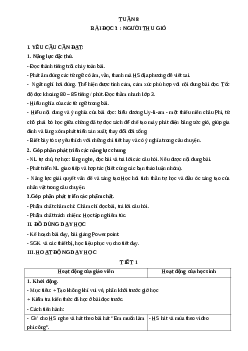 Giáo án Tiếng Việt lớp 4 Tuần 8 | Cánh Diều