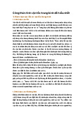 Công thức tính vận tốc trung bình dễ hiểu nhất