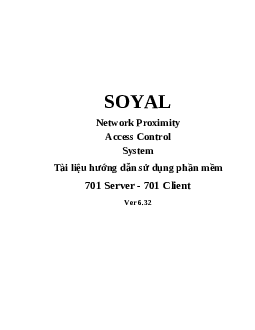 Tài liệu hướng dẫn sử dụng phần mềm 701 Server - 701 Slient | Trường Cao Đẳng Công Nghệ Bách Khoa Hà Nội