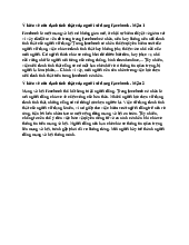 Ý kiến về nêu danh tính thật của người sử dụng Facebook | Văn mẫu 12 Chân trời sáng tạo