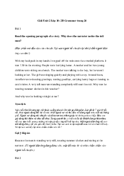 Giải Tiếng Anh 10 Unit 2: 2B Grammar | Friends Global