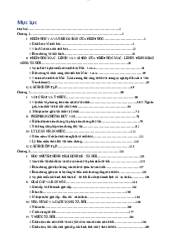 Giáo trình Triết