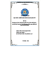 Phân Tích Chuỗi Giá Trị Toàn Cầu Của Vinamilk - Clkdqt 232_SMGM2111