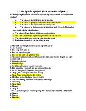 Ôn tập trắc nghiệm Môn Lịch sử văn minh thế giới | Đại học Sư phạm Hà Nội 2
