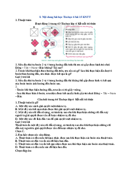 Giải SGK Tin học 6 Bài  Bài 15 Thuật toán | Kết nối tri thức