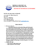 Đề cương đồ án tốt nghiệp Xây dựng website bán đồ nội thất môn Công nghệ thông tin | Trường Đại học Thủy Lợi