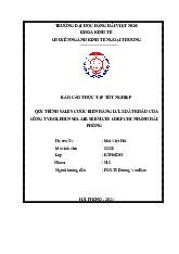 Báo cáo Thực Tập Tốt Nghiệp Kinh Tế Ngoại Thương - Mã KTN61ĐH