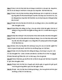 Hệ thống câu hỏi về chuyển đổi | Đại học Sư Phạm Hà Nội