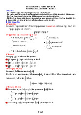 Đề cương giữa kỳ 2 Toán 12 năm 2025 – 2026 trường THPT Đức Trọng – Lâm Đồng