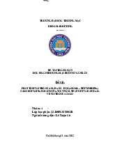 Phân Tích Vai Trò Mạng Xã Hội Zalo Đối Với Người Dùng VN | Bài thảo luận thương mại điện tử căn bản