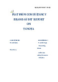 Toyota Brand audit report  - Tài liệu tham khảo | Đại học Hoa Sen