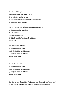 Tổng hợp câu hỏi trắc nghiệm Tin học đại cương | Đại học Bách khoa Hà Nội