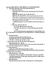 Đề cương môn Luật môi trường - Trường Đại học lao động -  xã hội