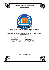 Thị trường và vai trò của chủ thể tham gia thị trường | Bài thảo luận Kinh tế Chính trị Mác - Lênin