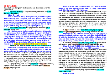 Các nhận định về Luật Môi trường | Môi trường và phát triển | Đại học Khoa học Xã hội và Nhân văn, Đại học Quốc gia Thành phố HCM