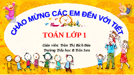 Giáo án điện tử Toán học 1 bài 12 Vì sự bình đẳng: Luyện tập