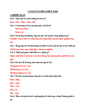 Tổng hợp câu hỏi và tự luận môn Cơ sở Văn hóa Việt Nam | Trường Đại học Duy Tân