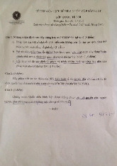 Đề thi cuối kỳ học phần Lịch sử nhà nước và pháp luật năm 2024 - 2025 | Đại học Luật Thành phố Hồ Chí Minh