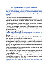 Giải SGK Sinh học 12 Kết nối tri thức Bài 8: Học thuyết di truyền của Mende