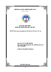 Thực trạng công nghiệp hóa, hiện đại hóa Viêt Nam hiện nay | Bài tập lớn môn triết học mác - lênin