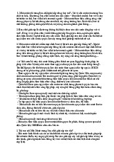 Câu hỏi ôn tập Nhà nước và pháp luật | Pháp Luật Đại Cương | Trường Đại học Hà Nội