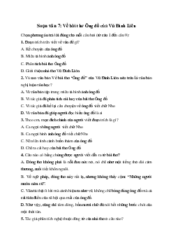 Tự đánh giá: Về bài thơ "Ông đồ" của Vũ Đình Liên | Soạn văn 7 Cánh diều