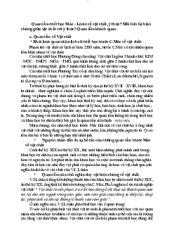 Quan điểm triết học Mác - Lênin về vật chất, ý thức ?