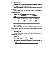 Chỉ số không gian- Nguyên lí thống kê kinh tế