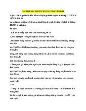 Tài liệu ôn thi tư tưởng Hồ Chí Minh | Trường Đại học Tài chính - Ngân hàng Hà Nội