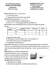 Đề học kỳ 2 Toán 9 năm 2024 – 2025 trường THCS Kiến Thiết – TP HCM có đáp án