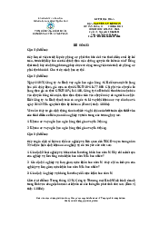 Đề thi 612 năm 2021 - Nguyên lý kế toán | Đại học Kinh Tế Quốc Dân