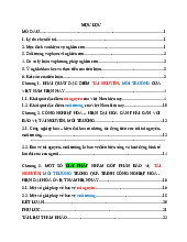 Tổng hợp 5 mẫu trình bày mục lục tiểu luận | Đại học Sư phạm Kỹ thuật Vĩnh Long