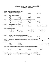 Ôn tập cuối kì 1 Toán 7 năm 2025 – 2026 trường THCS Trần Văn Ơn – TP HCM