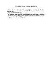 Đề cương ôn thi Môn Triết học Mác - Lênin | Đại học Kinh Tế Quốc Dân