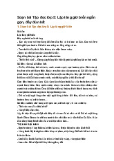 Soạn bài Tập đọc lớp 5: Lập làng giữ biển ngắn gọn, đầy đủ nhất