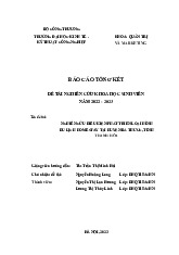BÁO CÁO TỔNG KẾT | Đại học Kinh tế Kỹ thuật Công nghiệp
