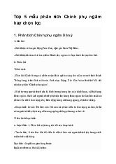 Top 5 mẫu phân tích Chinh phụ ngâm hay chọn lọc | Ngữ văn 9