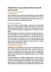 Thuyết trình về quy luật mâu thuẫn trong triết học hay nhất