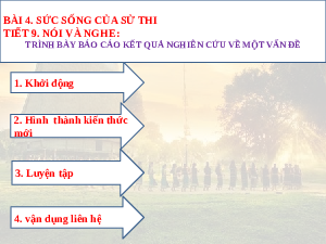 Bài 4: Trình bày báo cáo nghiên cứu một vấn đề | Bài giảng PowerPonit | Ngữ văn 10 | Kết nối tri thức với cuộc sống (Cả năm)