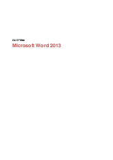 Giáo trình Microsoft Word 2013 môn Tin học đại cương | Trường Đại học Sư Phạm Hà Nội