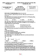 100 Đề Thi HSG Phân Môn Vật Lí 9 Năm Học 2024-2025 Có Đáp Án